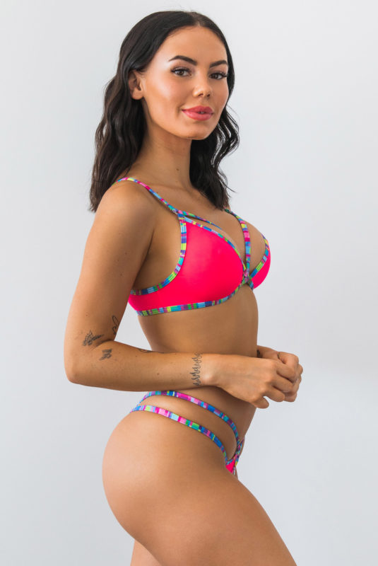 Sunset Strip 3065 Halter Top 415 Thong Bottom Side R