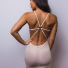 VIP White 5856 Dress Back