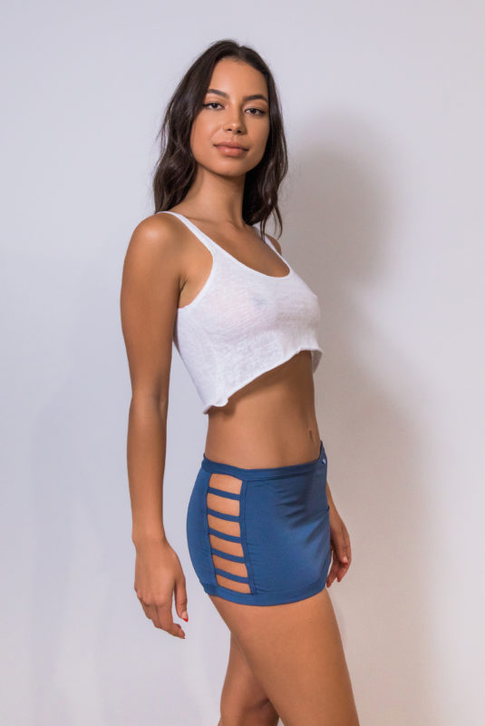 Game Mesh Stormy Blue 5689 Skirt Side R