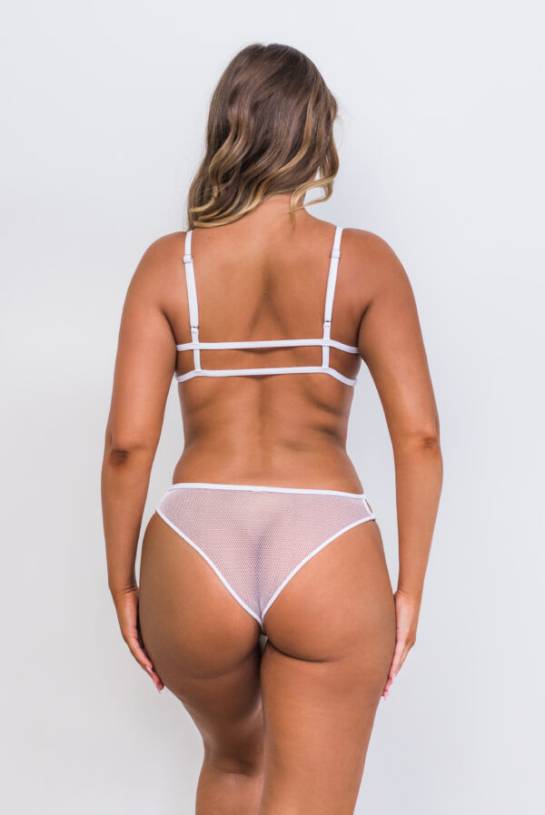 Micro Mesh White 397 Top 257 Bottom Back